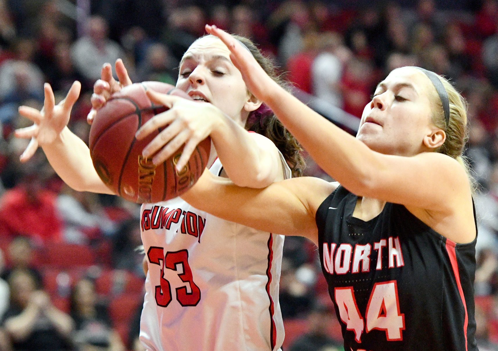Davenport Assumption vs North Polk state basketball